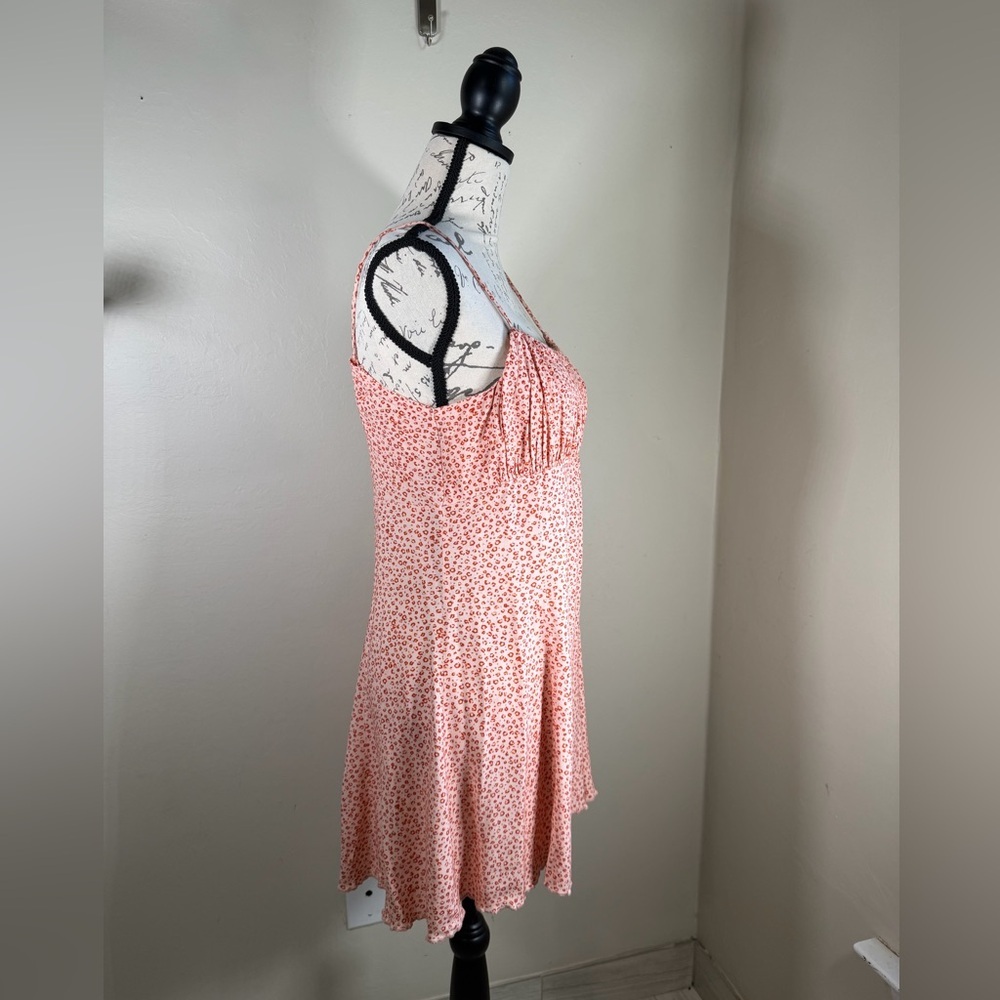 Free People Pink Floral Mini Dress - Picture 3 of 9